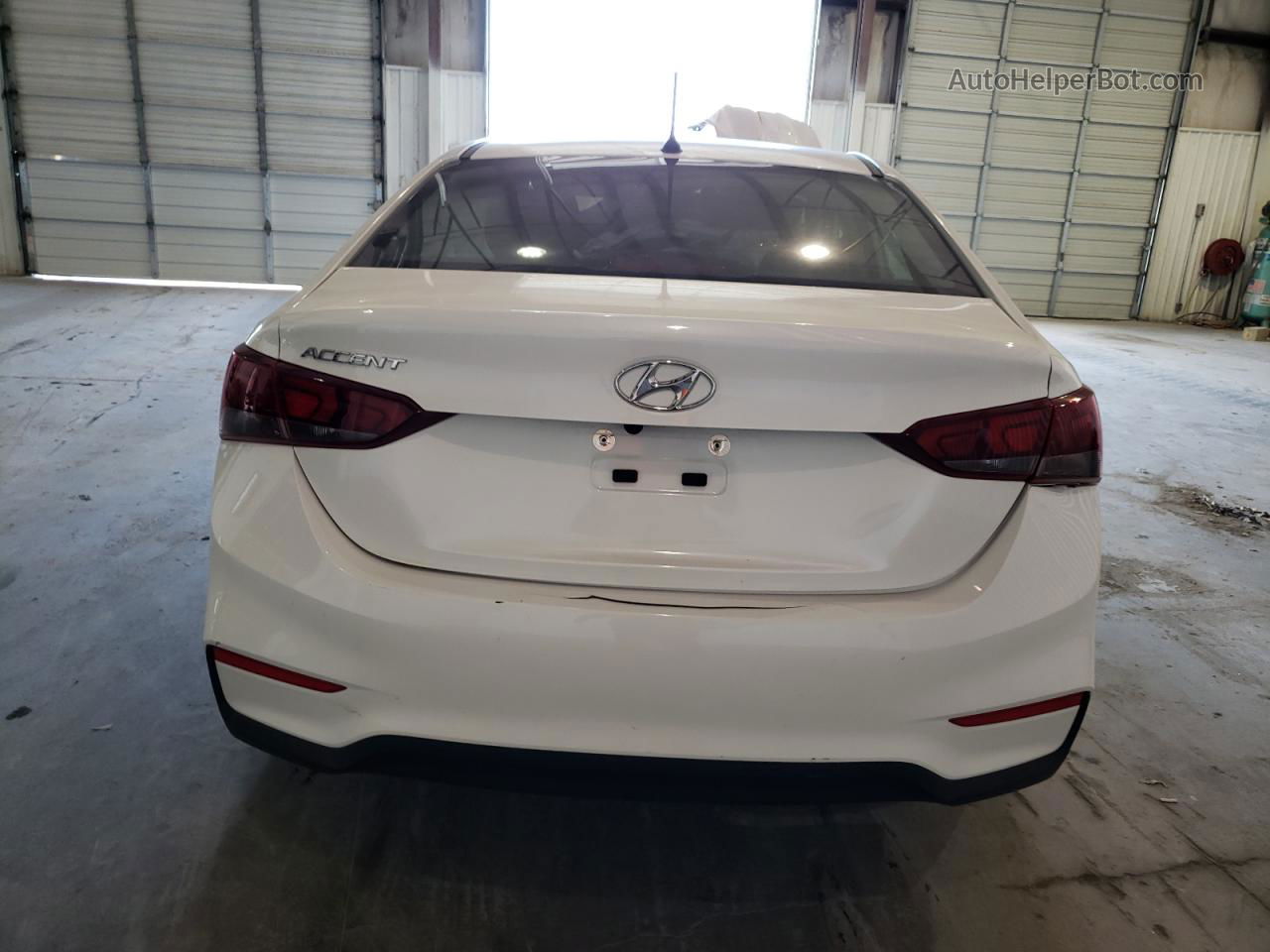 2021 Hyundai Accent Se White vin: 0K0520617984