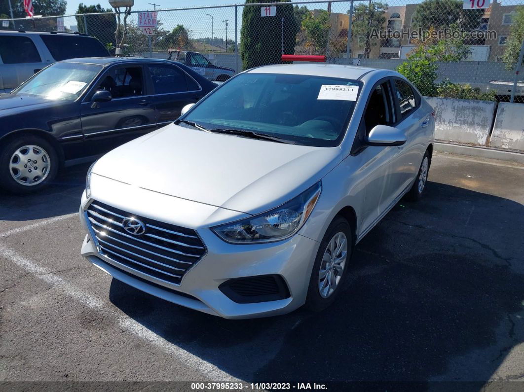 2021 Hyundai Accent Se Silver vin: 3KPC24A60ME153251