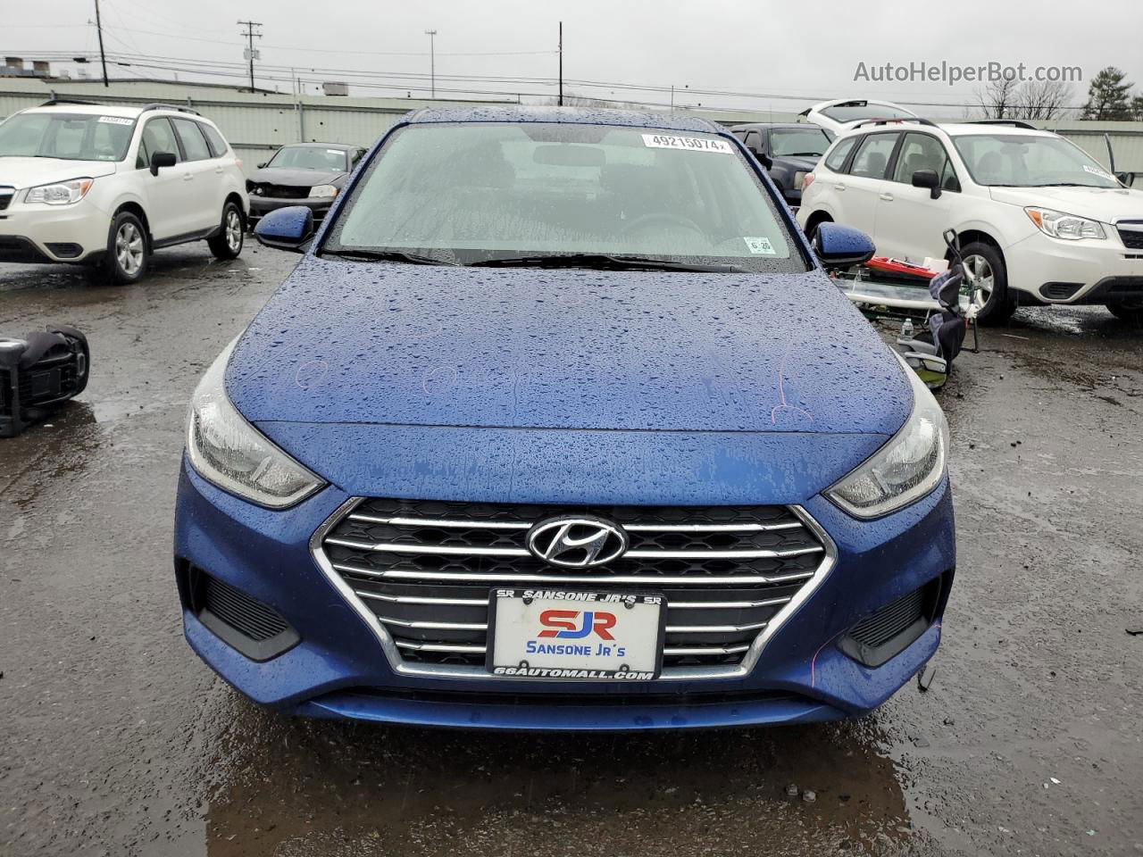 2021 Hyundai Accent Se Blue vin: 3KPC24A61ME129718