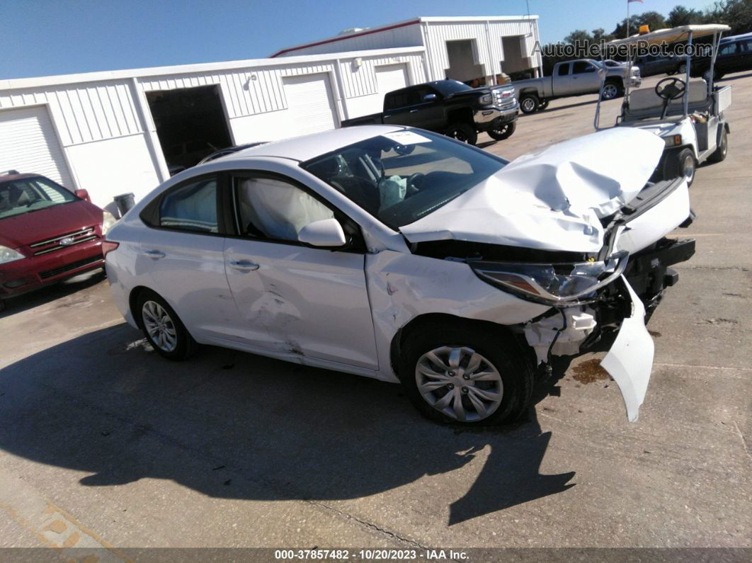 2021 Hyundai Accent Se White vin: 3KPC24A61ME129976