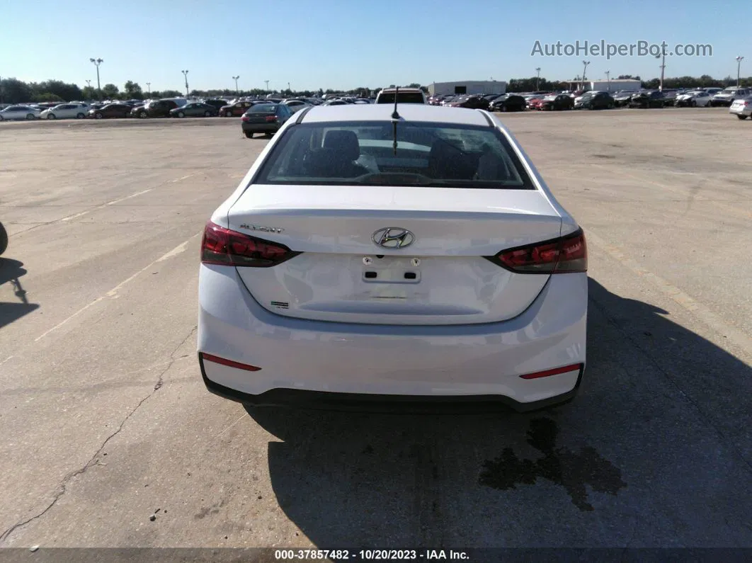 2021 Hyundai Accent Se White vin: 3KPC24A61ME129976