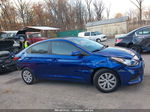 2021 Hyundai Accent Se Blue vin: 3KPC24A61ME131243