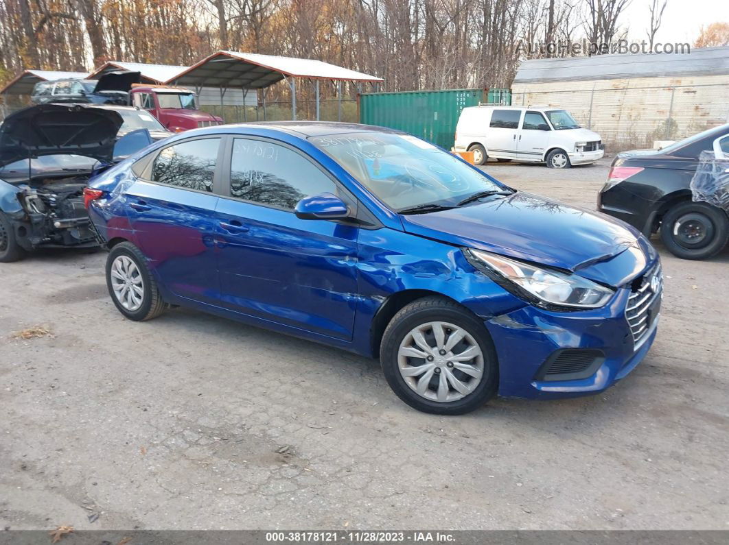 2021 Hyundai Accent Se Blue vin: 3KPC24A61ME131243