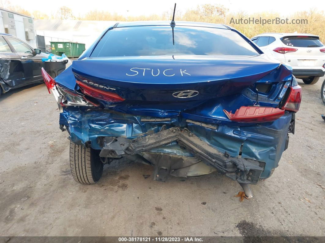 2021 Hyundai Accent Se Blue vin: 3KPC24A61ME131243