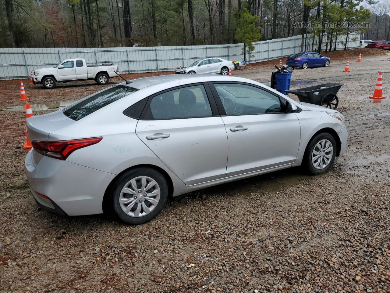 2021 Hyundai Accent Se Silver vin: 3KPC24A61ME132361