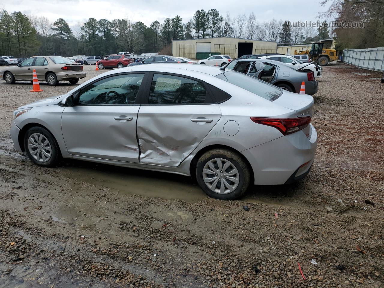 2021 Hyundai Accent Se Silver vin: 3KPC24A61ME132361