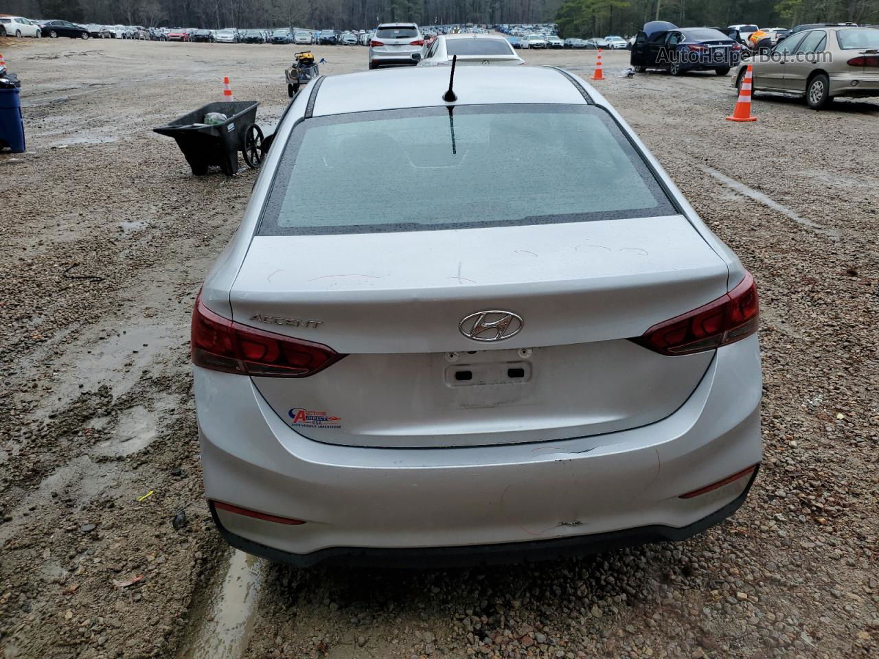 2021 Hyundai Accent Se Silver vin: 3KPC24A61ME132361