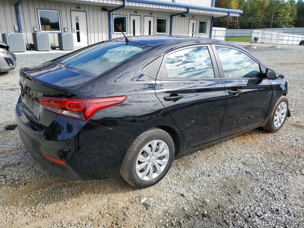 2021 Hyundai Accent Se Черный vin: 3KPC24A61ME134157