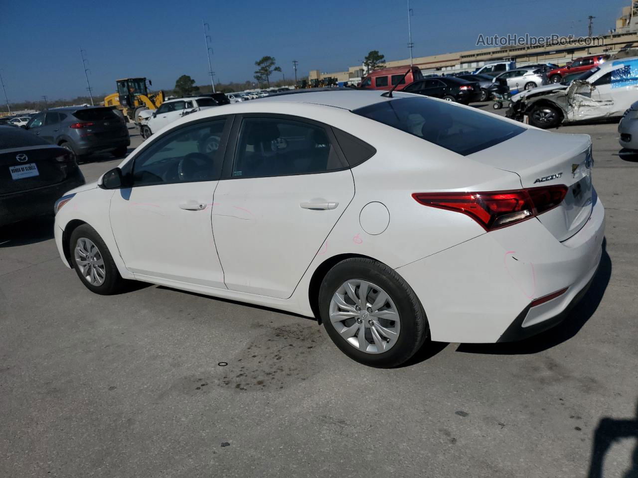 2021 Hyundai Accent Se White vin: 3KPC24A61ME136524