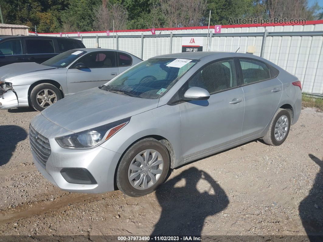 2021 Hyundai Accent Se Silver vin: 3KPC24A61ME138936