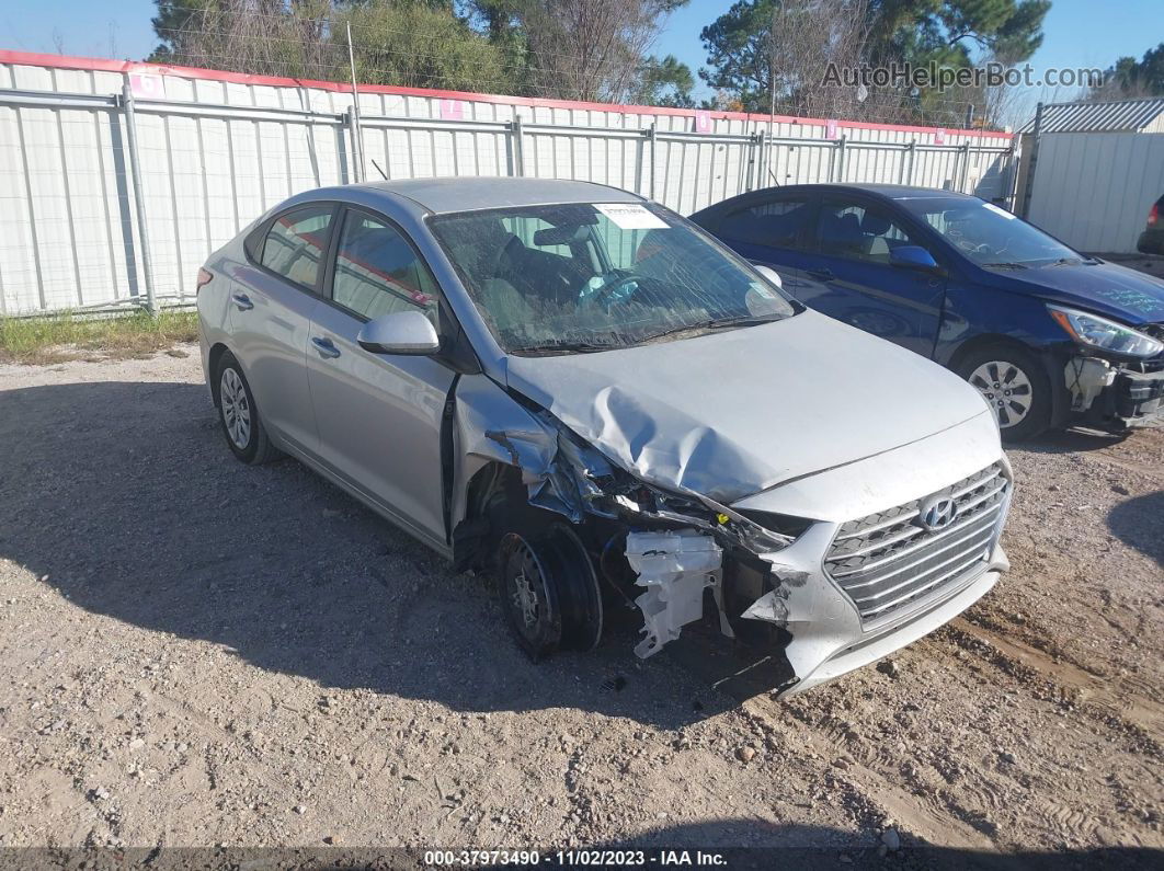 2021 Hyundai Accent Se Silver vin: 3KPC24A61ME138936