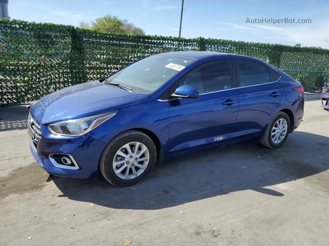 2021 Hyundai Accent Se Blue vin: 3KPC24A61ME140668