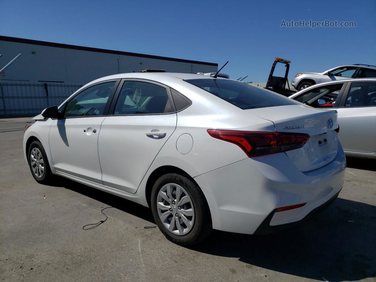 2021 Hyundai Accent Se Белый vin: 3KPC24A61ME142968