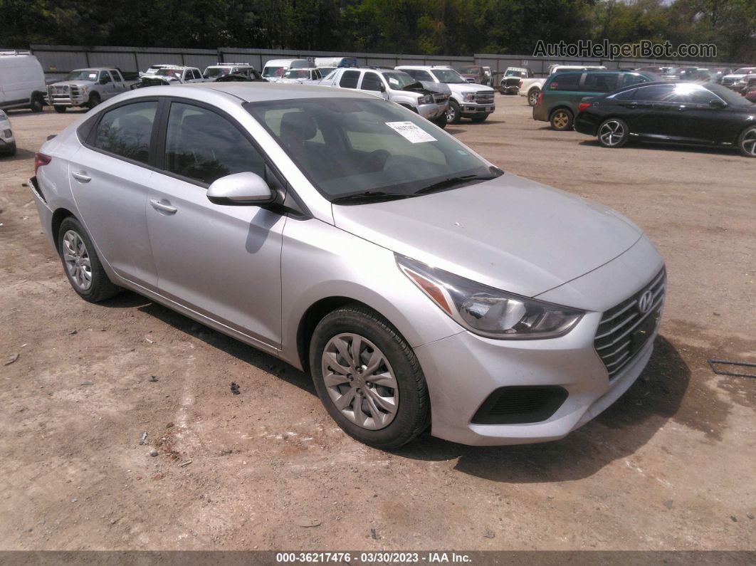 2021 Hyundai Accent Se Silver vin: 3KPC24A61ME143361