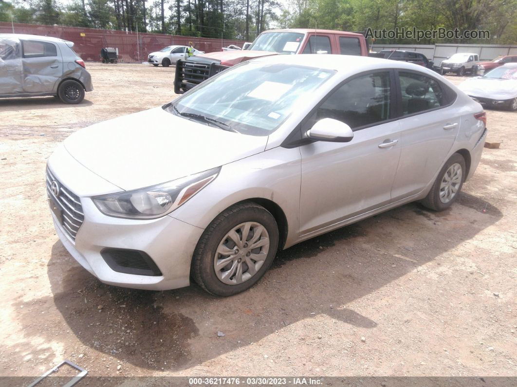 2021 Hyundai Accent Se Silver vin: 3KPC24A61ME143361