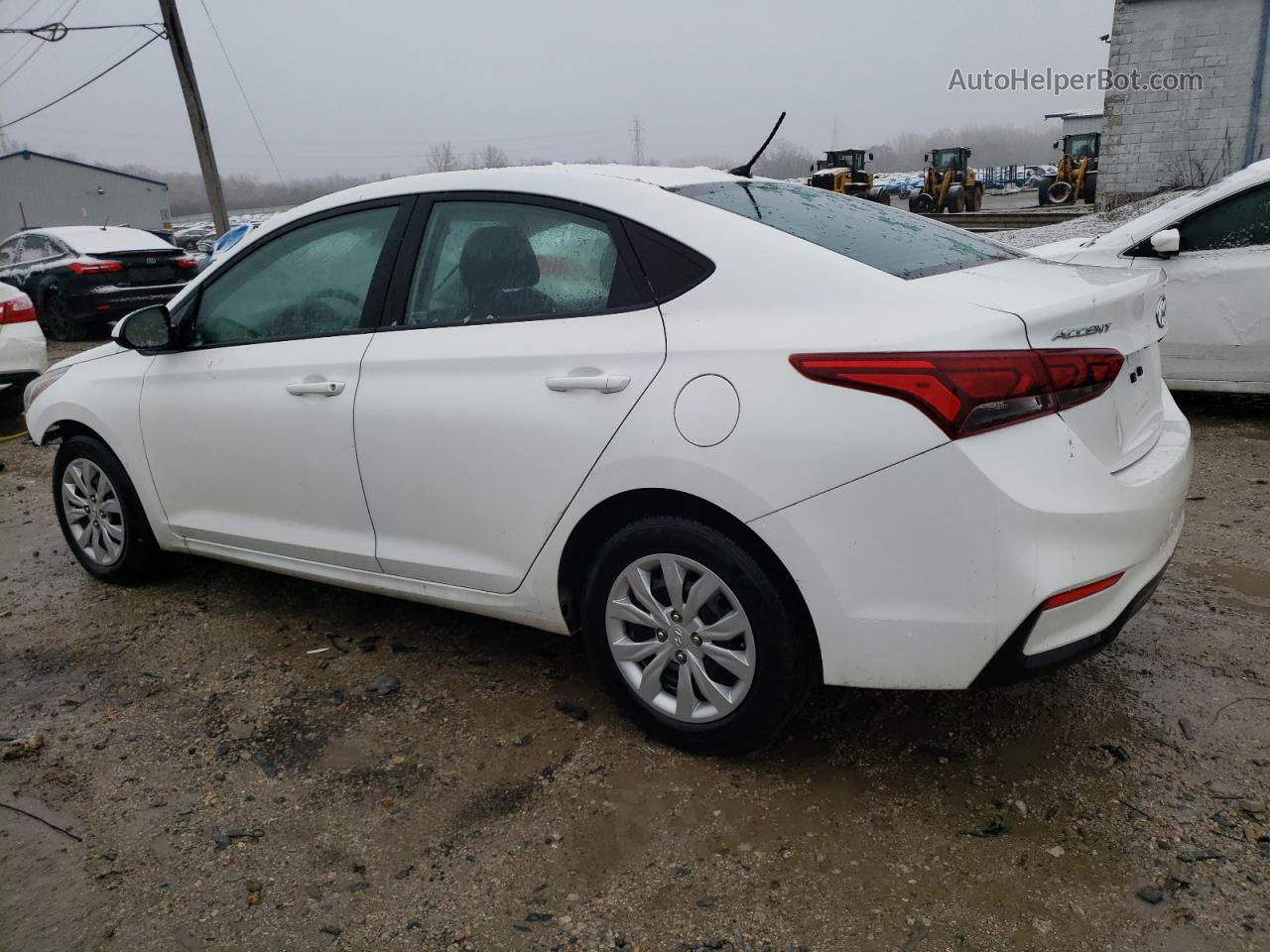 2021 Hyundai Accent Se White vin: 3KPC24A61ME149418