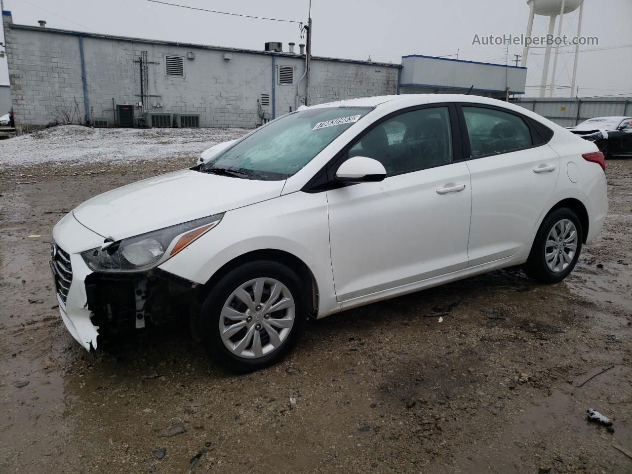 2021 Hyundai Accent Se Белый vin: 3KPC24A61ME149418