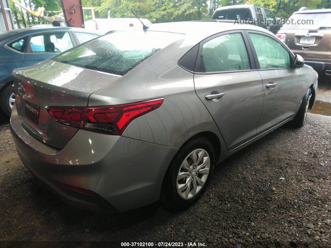 2021 Hyundai Accent Se Silver vin: 3KPC24A61ME150617