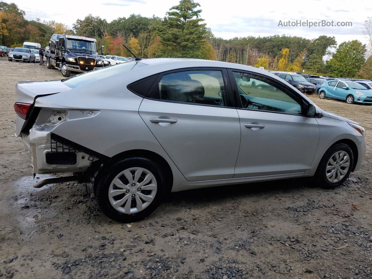 2021 Hyundai Accent Se Silver vin: 3KPC24A61ME150763