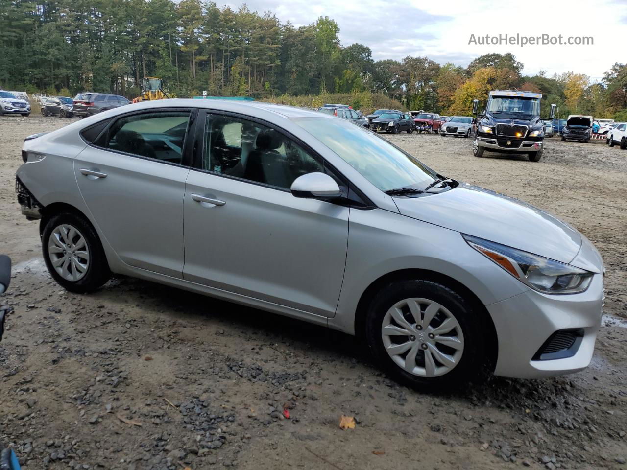 2021 Hyundai Accent Se Silver vin: 3KPC24A61ME150763