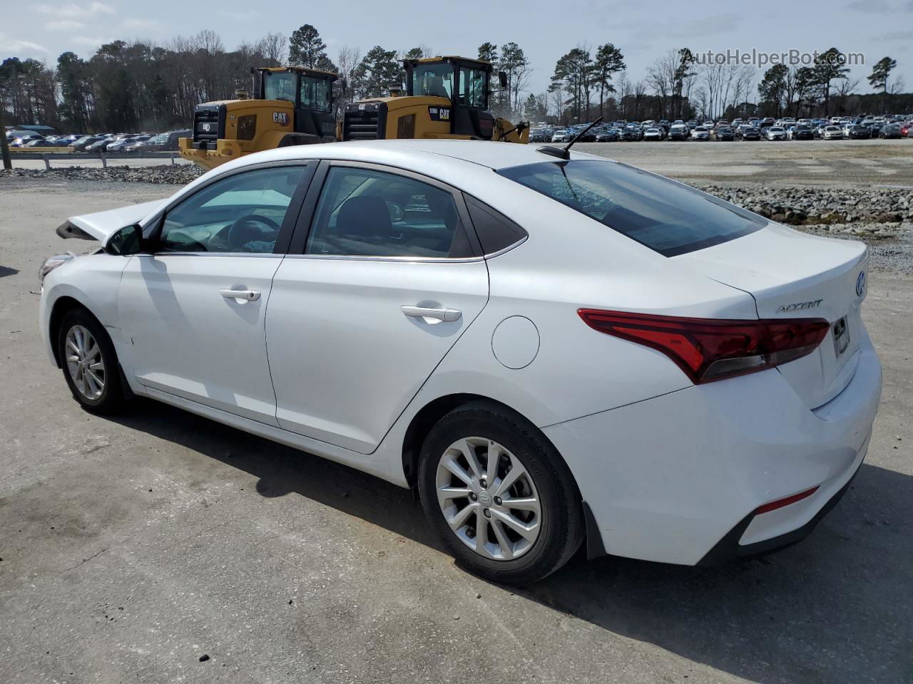 2021 Hyundai Accent Se White vin: 3KPC24A61ME150861