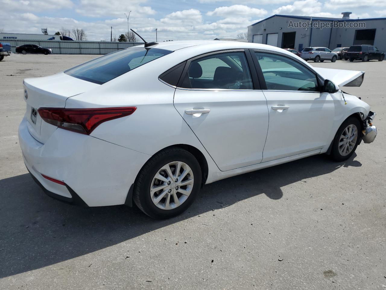 2021 Hyundai Accent Se White vin: 3KPC24A61ME150861