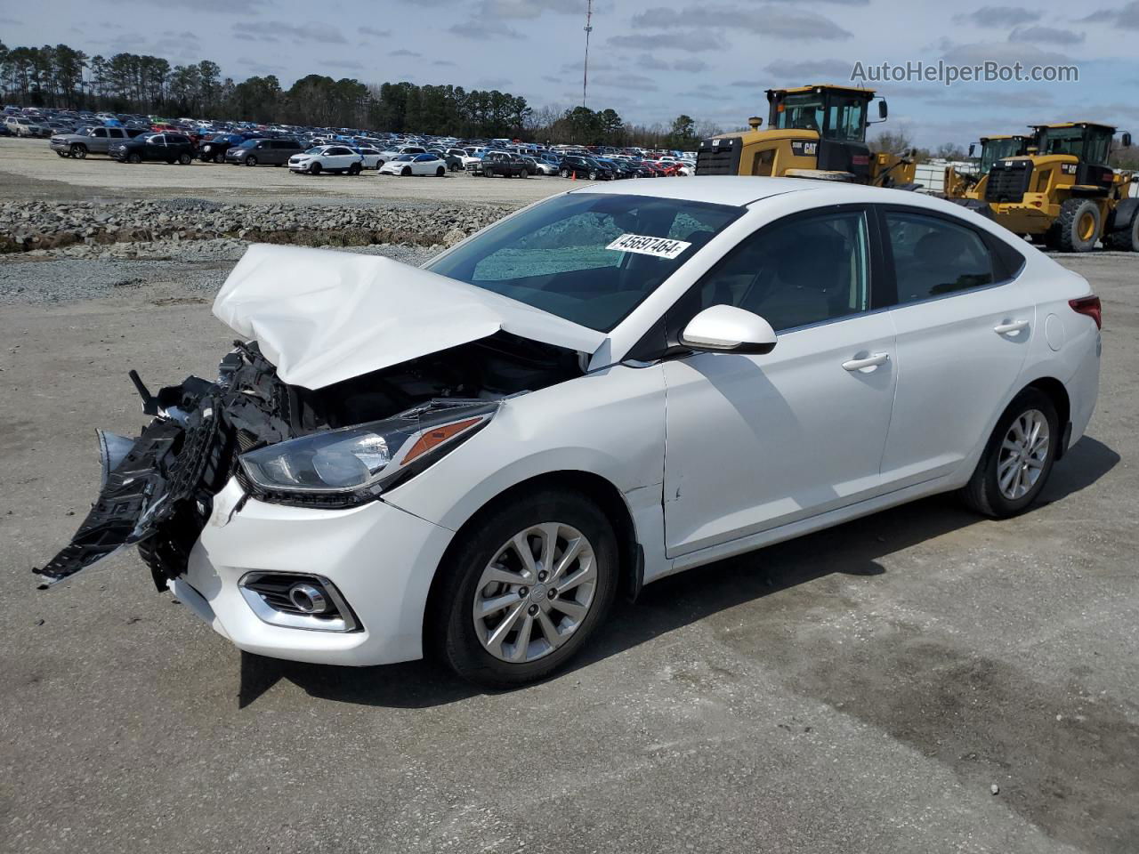 2021 Hyundai Accent Se White vin: 3KPC24A61ME150861