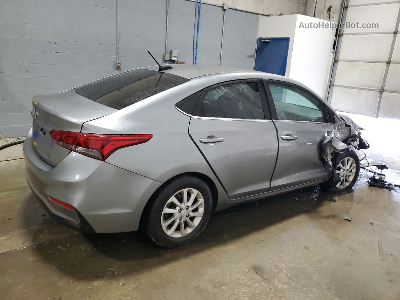 2021 Hyundai Accent Se Silver vin: 3KPC24A61ME152061