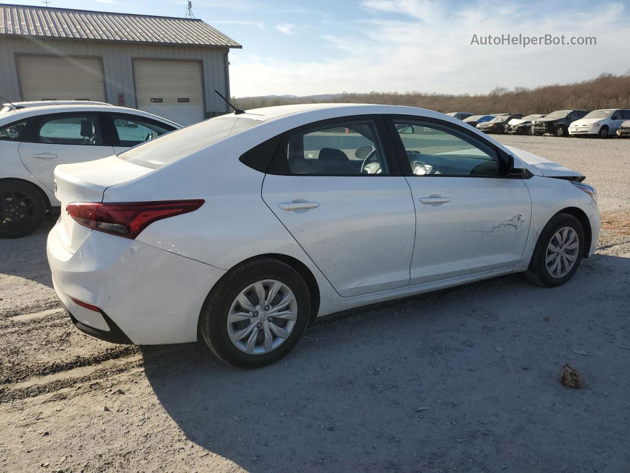 2021 Hyundai Accent Se White vin: 3KPC24A62ME129484