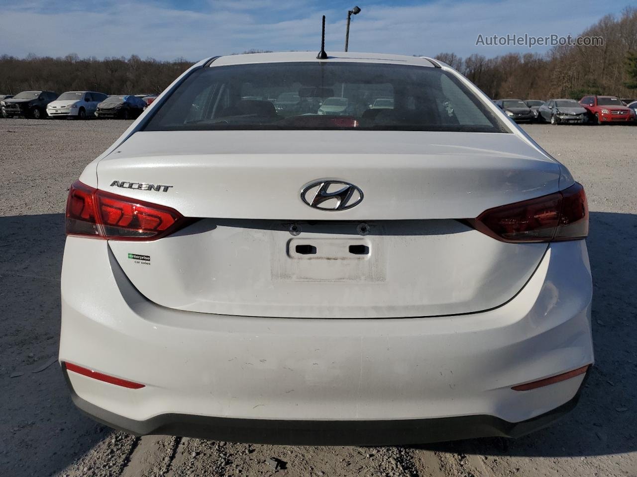 2021 Hyundai Accent Se White vin: 3KPC24A62ME129484