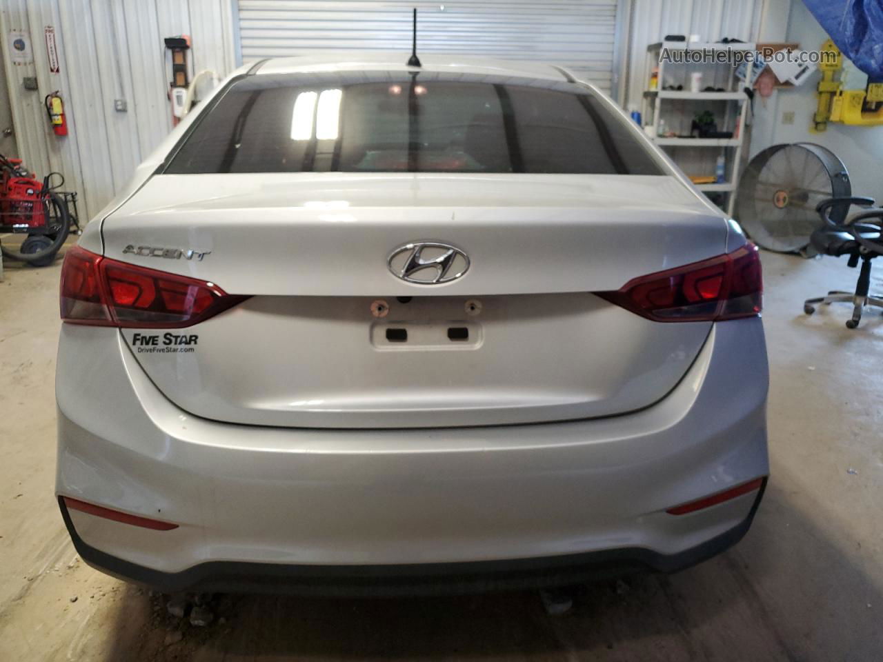 2021 Hyundai Accent Se Silver vin: 3KPC24A62ME132434