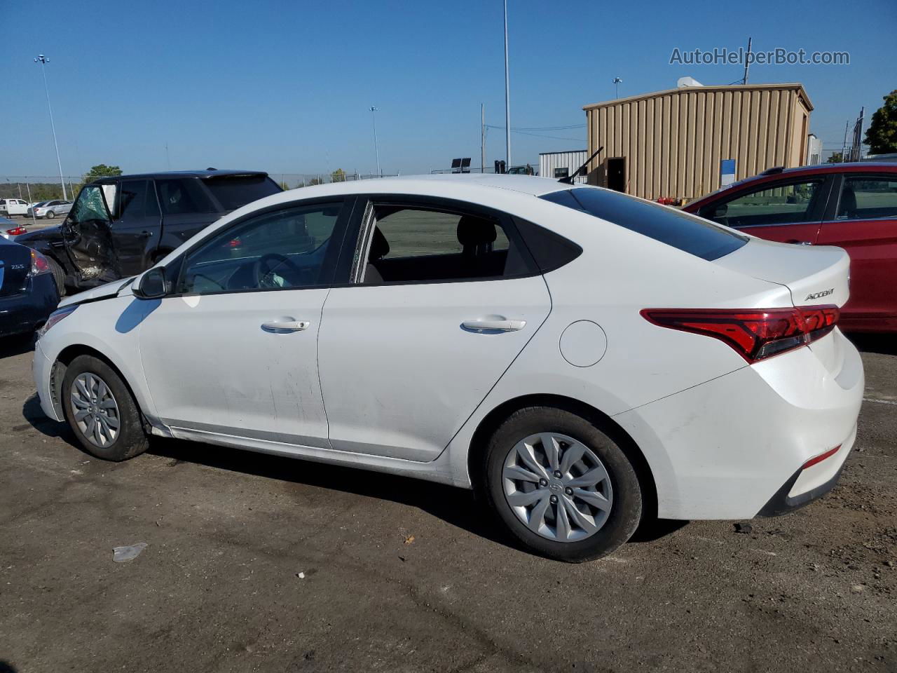 2021 Hyundai Accent Se White vin: 3KPC24A62ME135513