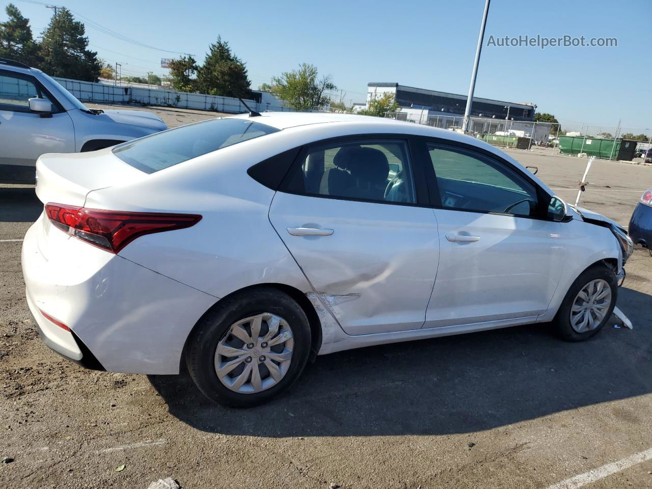 2021 Hyundai Accent Se White vin: 3KPC24A62ME135513