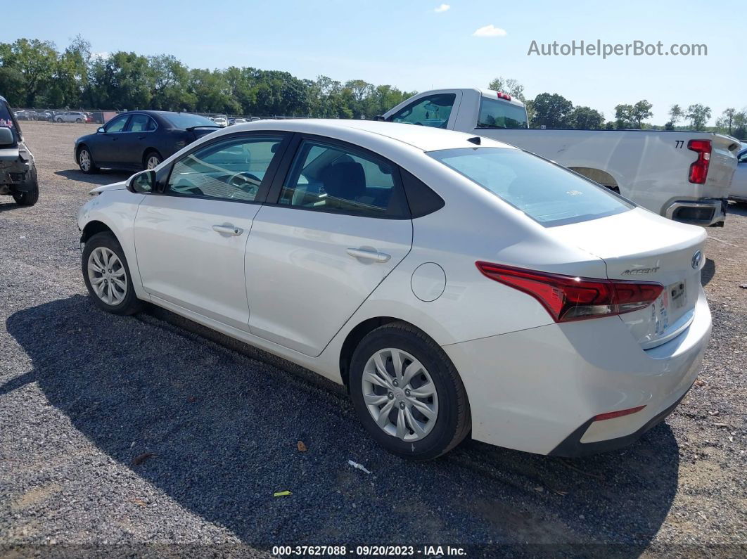 2021 Hyundai Accent Se White vin: 3KPC24A62ME142249