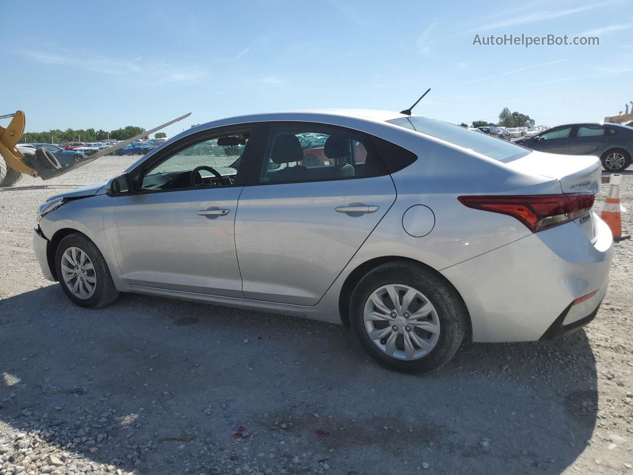 2021 Hyundai Accent Se Silver vin: 3KPC24A62ME144230