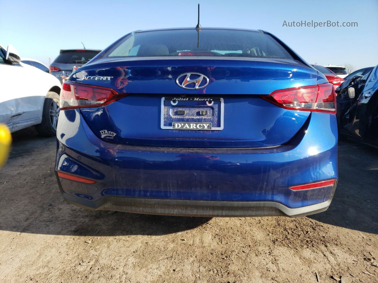 2021 Hyundai Accent Se Blue vin: 3KPC24A62ME144700