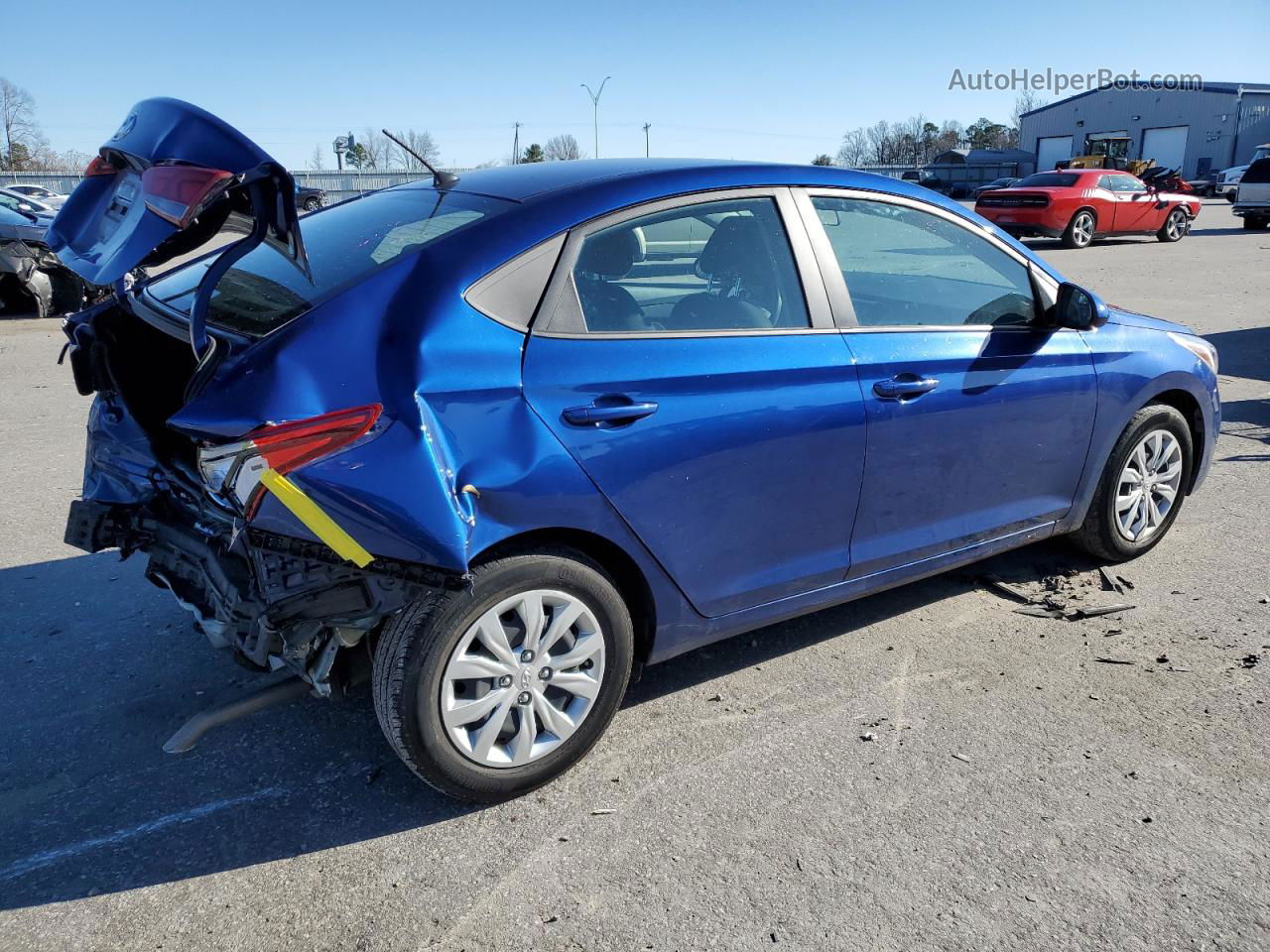 2021 Hyundai Accent Se Blue vin: 3KPC24A62ME148598