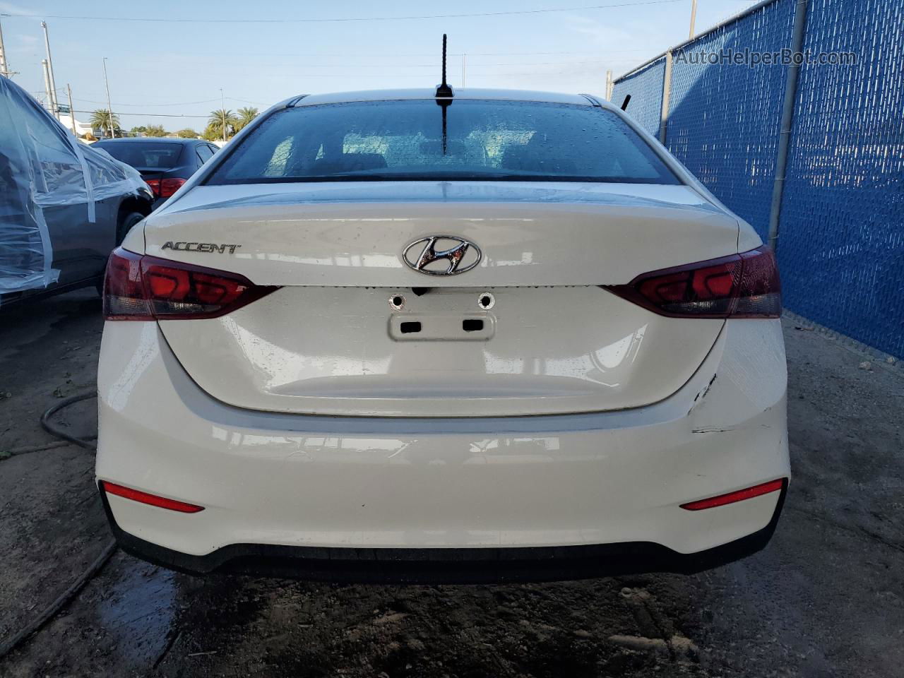 2021 Hyundai Accent Se White vin: 3KPC24A62ME150495