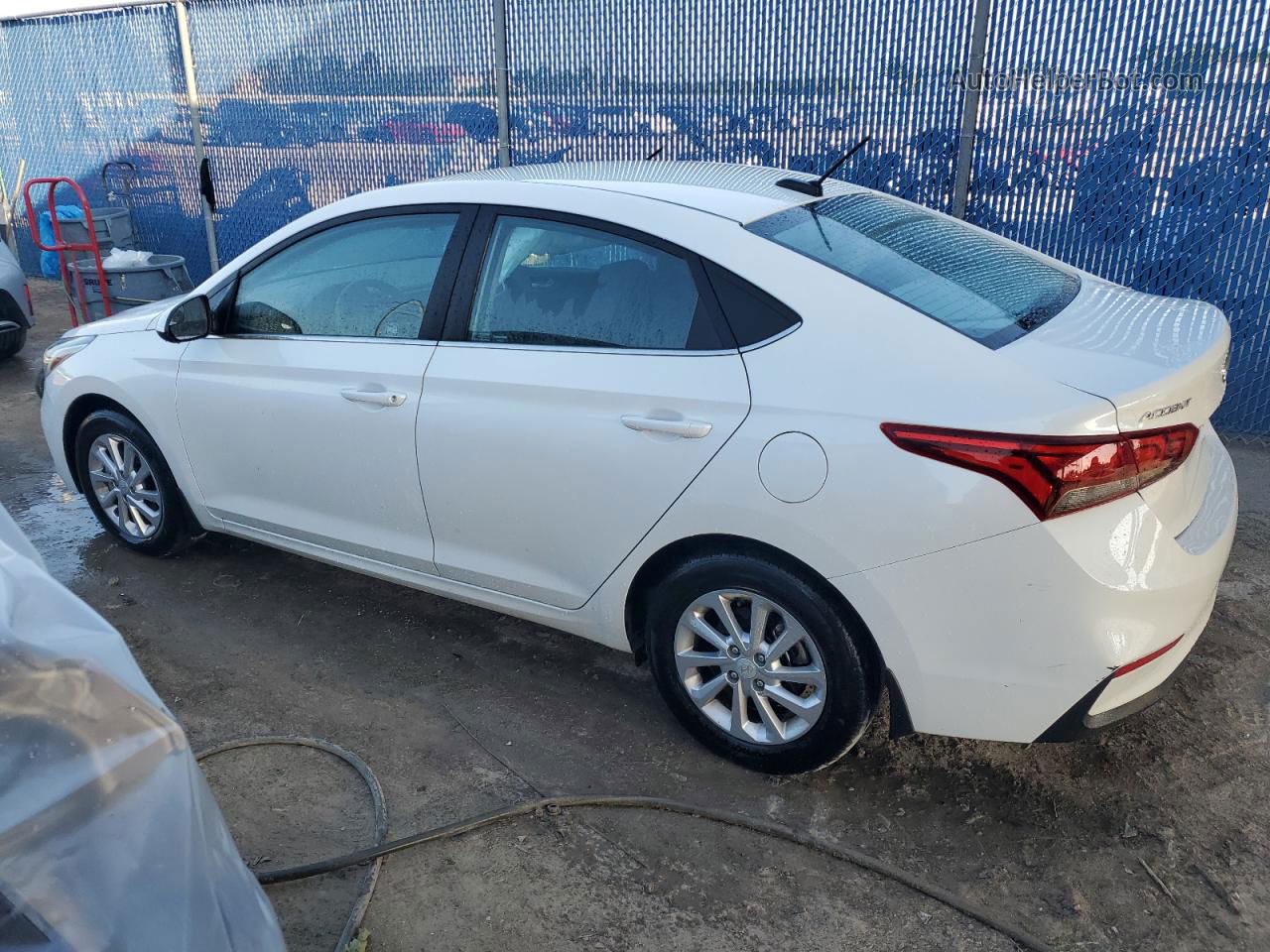 2021 Hyundai Accent Se White vin: 3KPC24A62ME150495