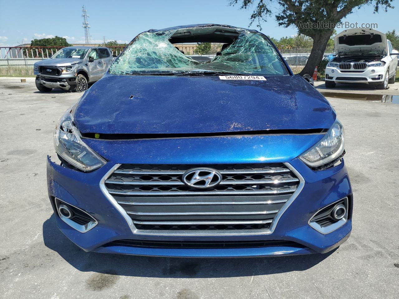 2021 Hyundai Accent Se Blue vin: 3KPC24A62ME151968