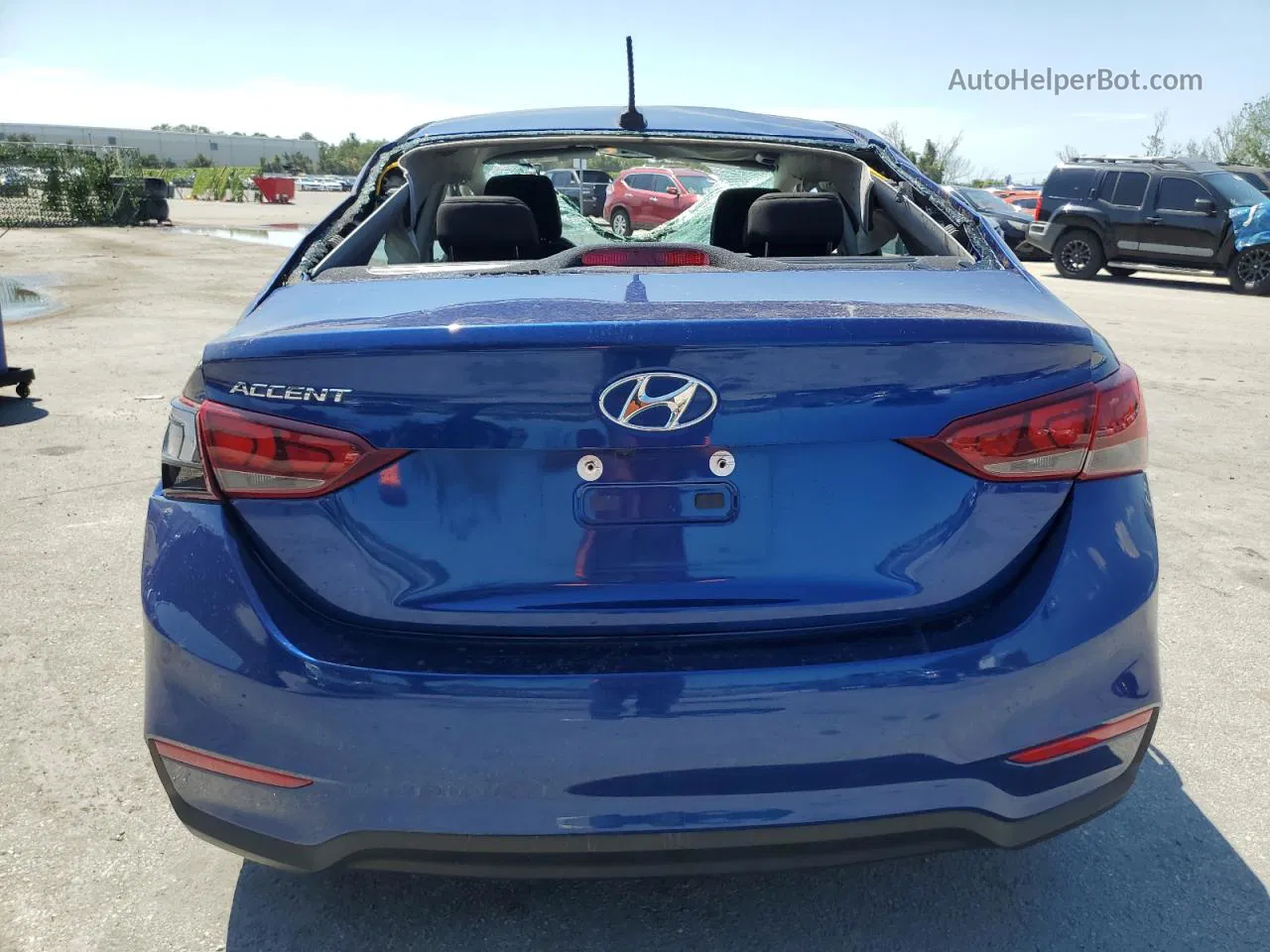 2021 Hyundai Accent Se Blue vin: 3KPC24A62ME151968