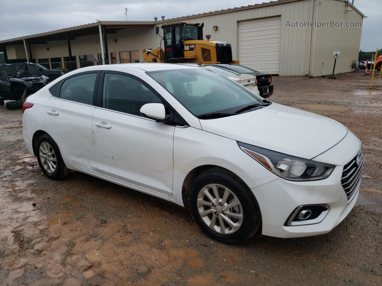 2021 Hyundai Accent Se White vin: 3KPC24A62ME152067