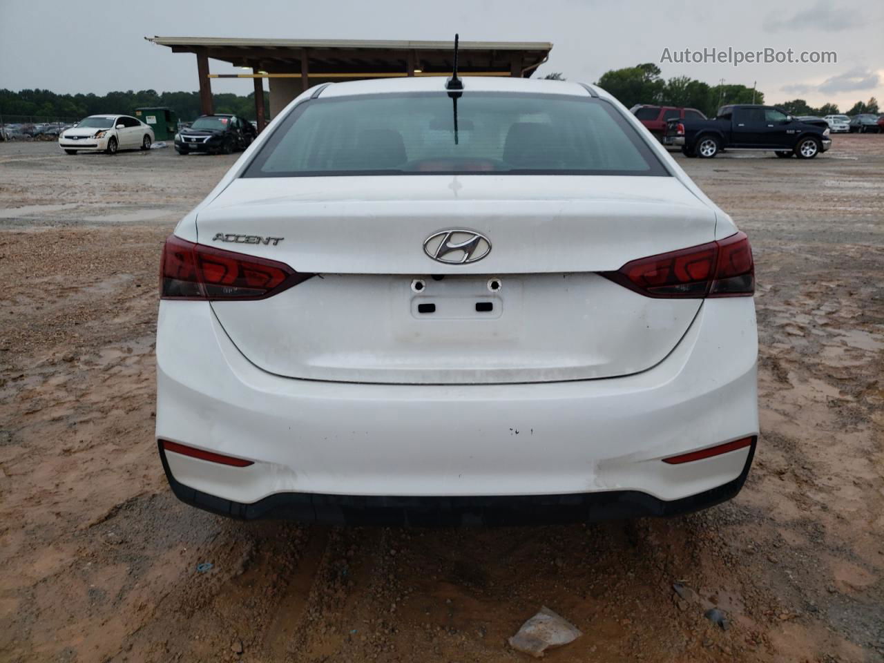 2021 Hyundai Accent Se White vin: 3KPC24A62ME152067