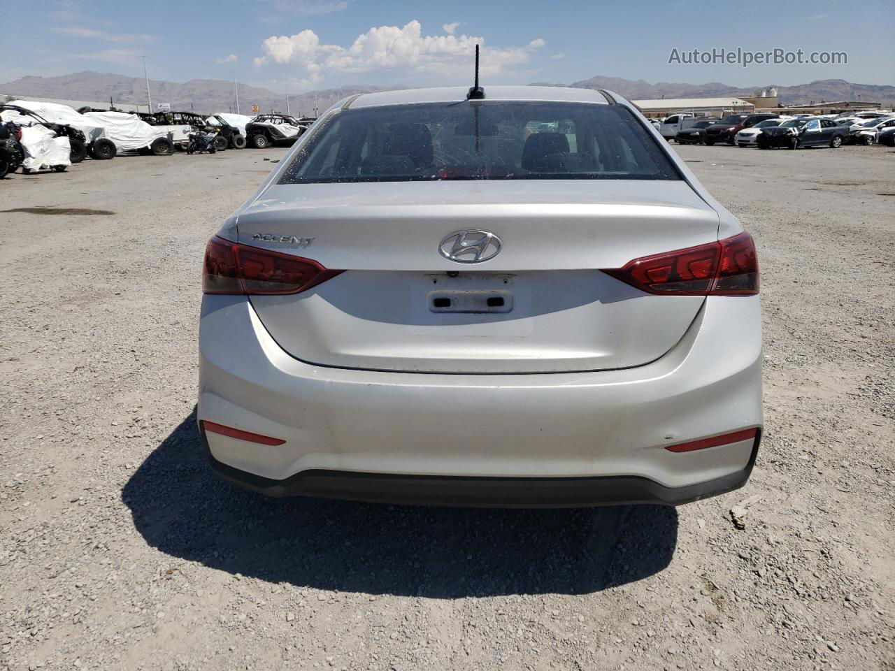 2021 Hyundai Accent Se Silver vin: 3KPC24A62ME152151