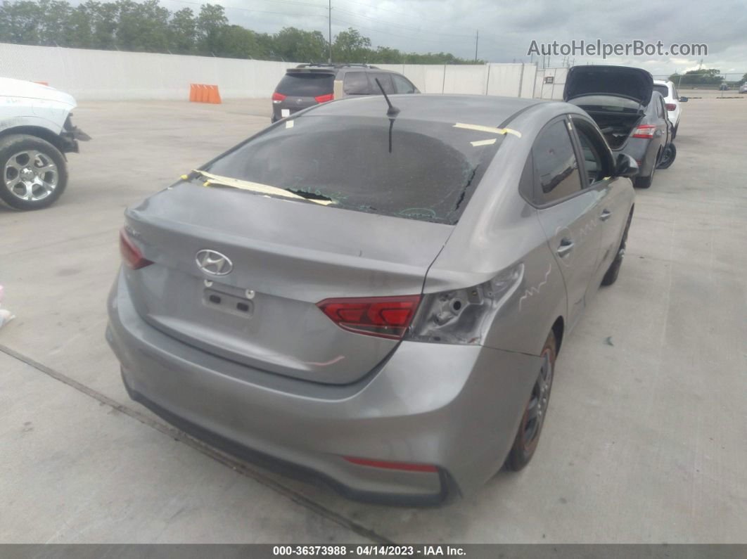 2021 Hyundai Accent Se Gray vin: 3KPC24A62ME153185