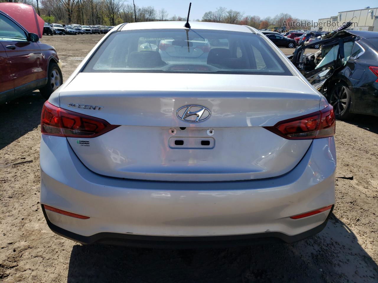 2021 Hyundai Accent Se Silver vin: 3KPC24A63ME129364