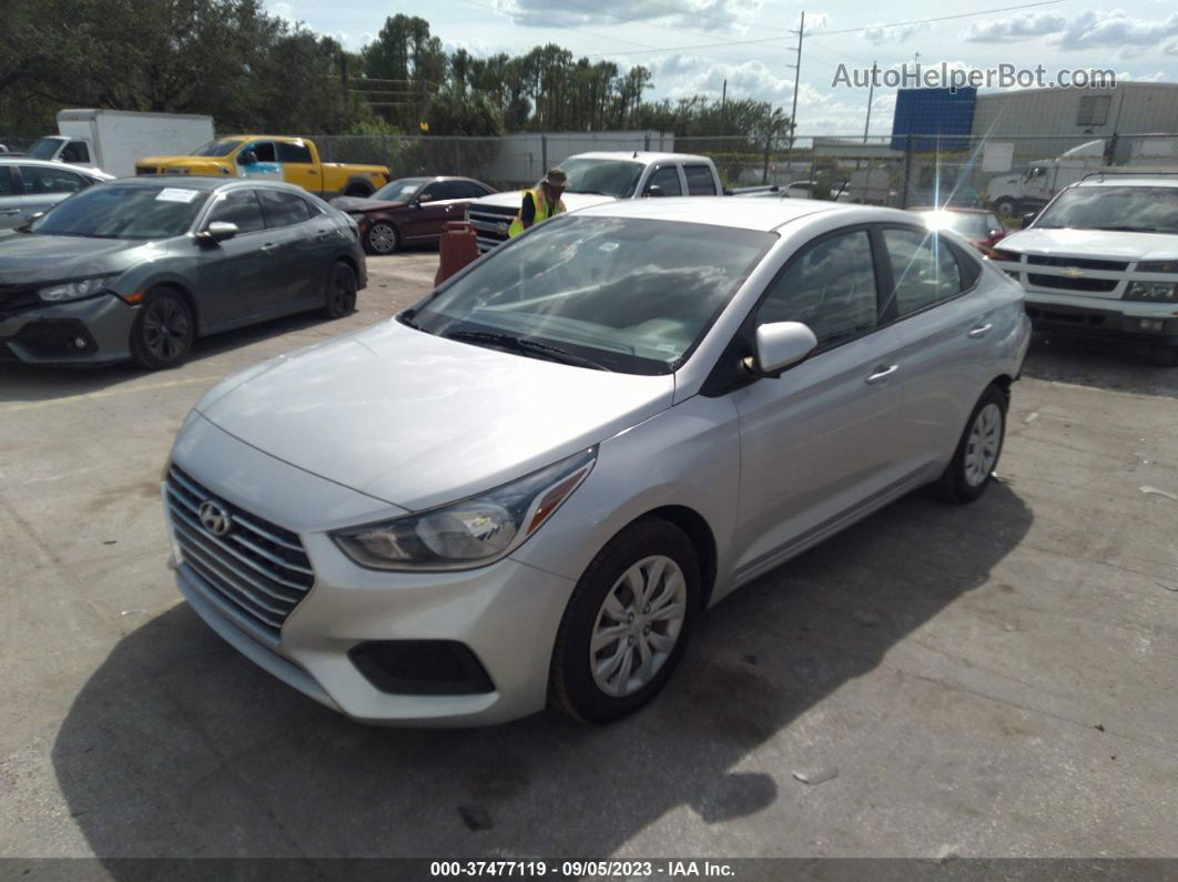 2021 Hyundai Accent Se Silver vin: 3KPC24A63ME130448