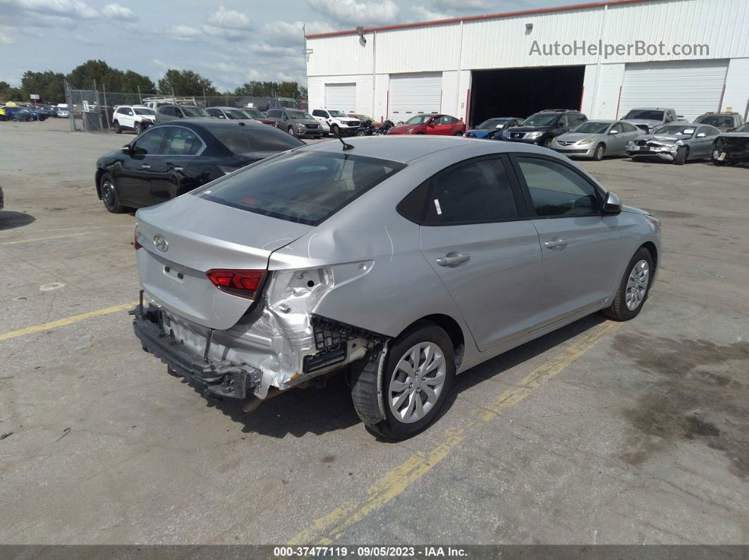 2021 Hyundai Accent Se Silver vin: 3KPC24A63ME130448