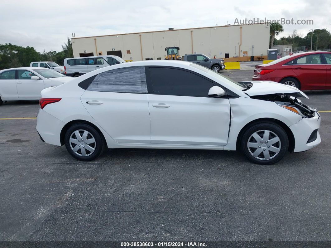 2021 Hyundai Accent Se White vin: 3KPC24A63ME131342