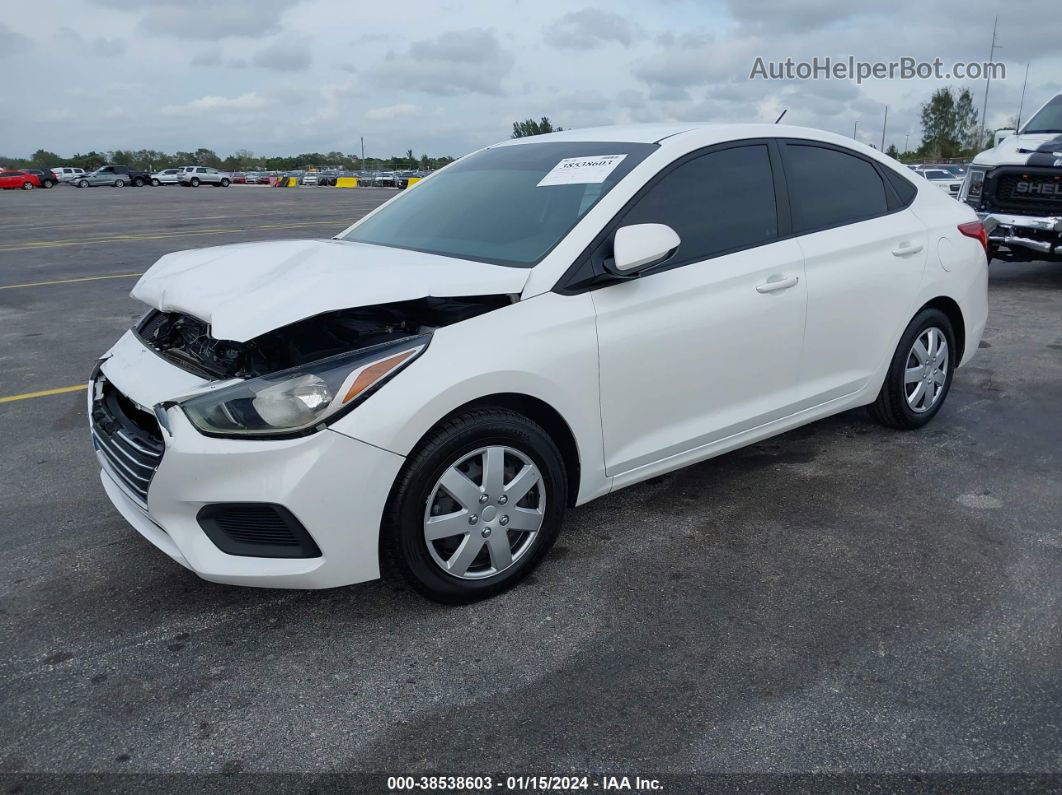 2021 Hyundai Accent Se White vin: 3KPC24A63ME131342